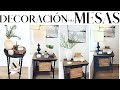 COMO DECORAR MESAS PEQUEÑAS 2022 | IDEAS PARA DECORAR TU HOGAR 2022  | COMO DECORAR MESAS DE SALA