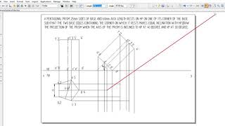 projection of solids on prism and pyramid using Solid Edge V19.