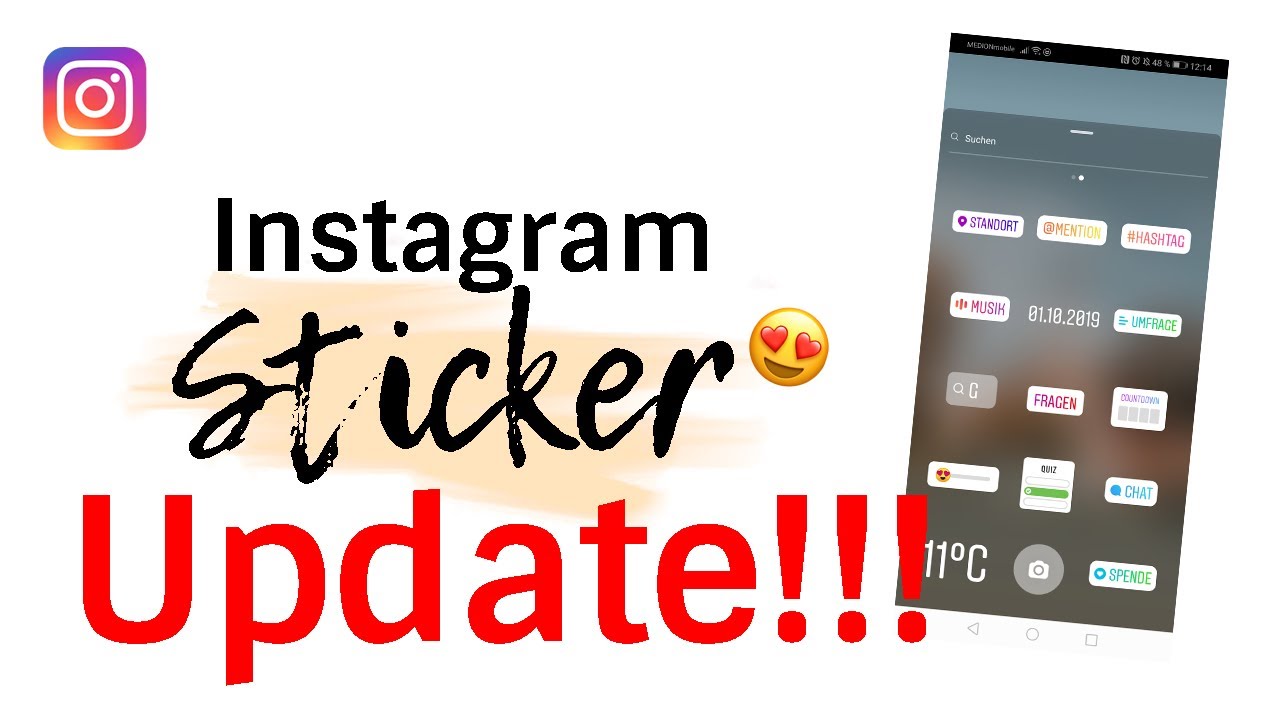 Story Sticker  Download einf gen in Instagram  Android 