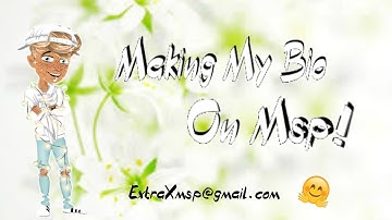 How To Make A Bio On Msp! ( For Beginners ) 2018
