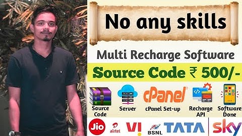 Source Code ₹500 Best Multi Recharge Software in India | Logo/Domain/Server/Code