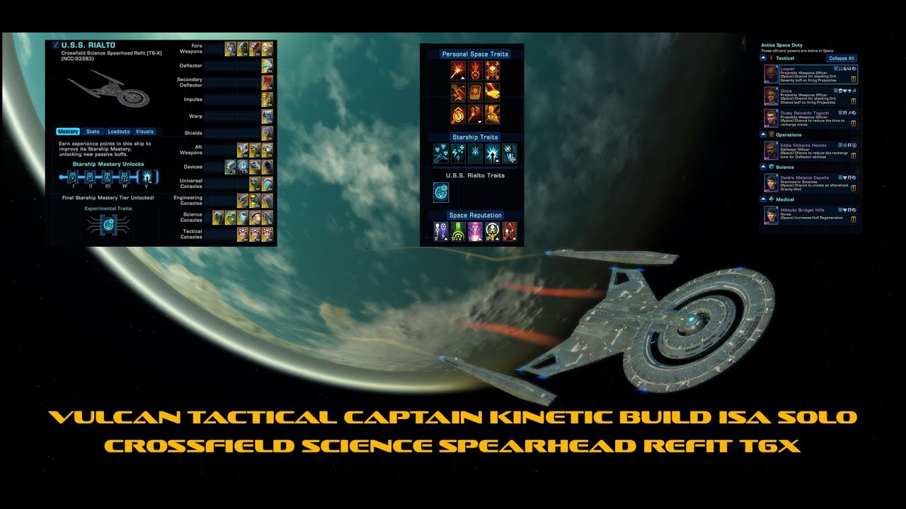 star trek online crossfield science spearhead