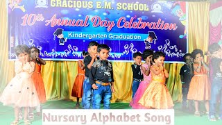 !! Nursary Alphabet Song !! Gracious School Anniversary celebrations !!  #entertainment