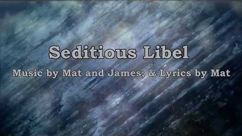 Inevitable Plague - Seditious Libel (OFFICIAL LYRIC VIDEO) HD