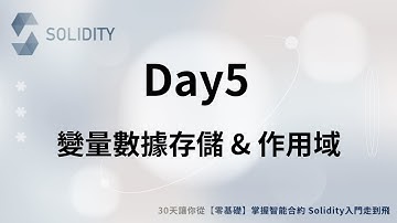 Solidity 入門走到飛🚀-【Day5】變量數據存儲 & 作用域 - storage、memory、calldata