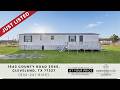 Affordable Home for Sale in Cleveland TX Under $200K | 1643 County Road 3545 Property Tour