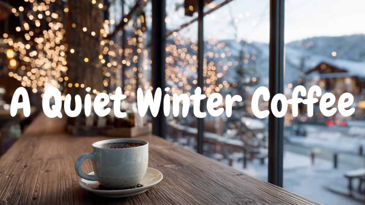 A Quiet Winter Coffee ☕ ❄️ Chill Lofi, Indie Folk, Acoustic mix to relax to on a cosy winter morning