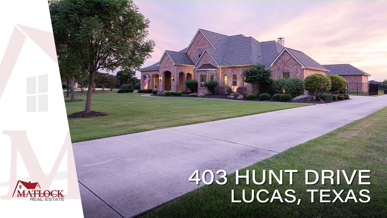 403 Hunt Drive, Lucas, Texas Luxury Homes for Sale in Lovejoy ISD