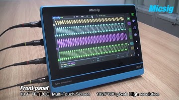 Tablet Oscilloscope Appearance