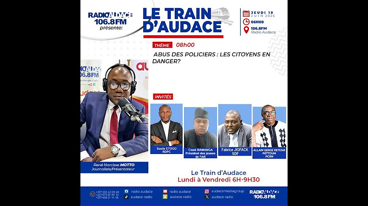 🎙️ LE TRAIN D'AUDACE 💚❤️💛  LES CITOYENS EN DANGER !!! – Édition  du 19 JUIN 2025