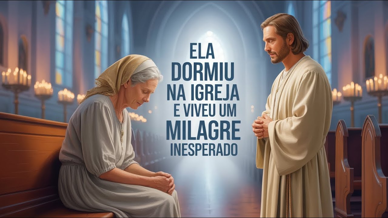 Uma Viúva de 72 Anos Dormiu na Igreja… Até Que Jesus Cristo Apareceu e Mudou Tudo