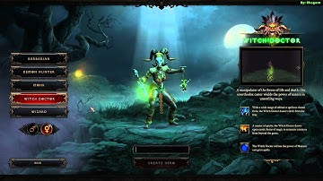 Diablo III Beta - Title & Character Creation