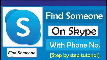 How To Find Someone On Skype With Phone Number