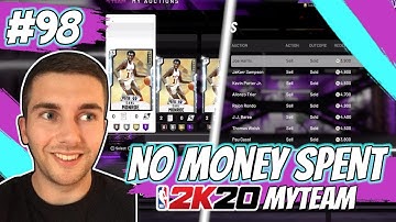 NBA 2K20 MYTEAM HOW TO INVEST AND MAKE MT!! | NO MONEY SPENT EPISODE #98