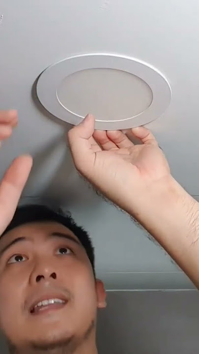 how to remove a concealed downlight #light #renovation #howto