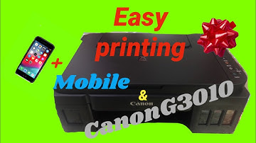 CANON G3010 series How to print: pictures using  mobile phone in | CANON G3010series| printer.