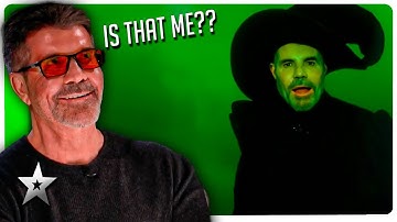 Simon Cowell Is Elphaba in a WICKED Performance on Britain