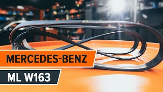 Wie Aggregate-Rillenriemen beim MERCEDES-BENZ M-CLASS (W163) auswechseln - Videoanleitungen