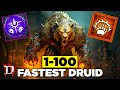 Speed run lvl 1100 overpower pulverize druid diablo 4