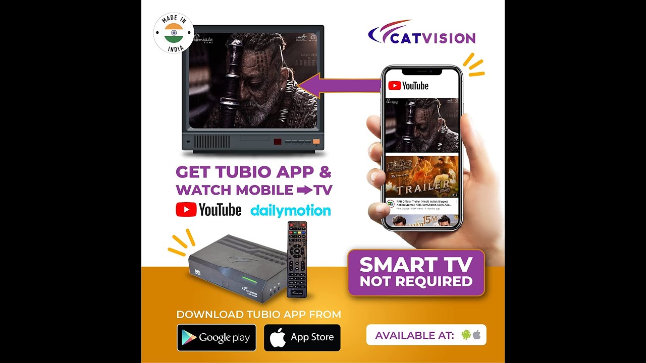 बिना रिचार्ज Free चलने वाला Catvision Free Dish HD Set Top Box अब रिचार्ज की जरूरत नहीं |