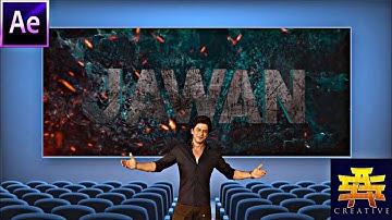 Re-create JAWAN text E3D | After Effect | @RedChilliesEntertainment #jawan #jawantrailer  #srkfan