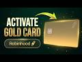 How To Activate Robinhood Gold Card - Step By Step Setup!