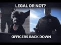 Police Push K9 Search Without Cause – Man Refuses And They Leave