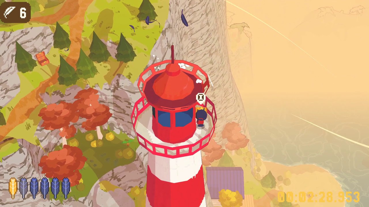 A Short Hike All Gold Feathers Speedrun in 