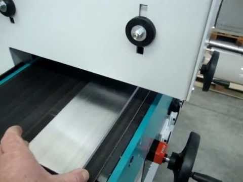 Satinatura alluminio Spazzolatrice , Sanding Machine , Rusticatrice ...