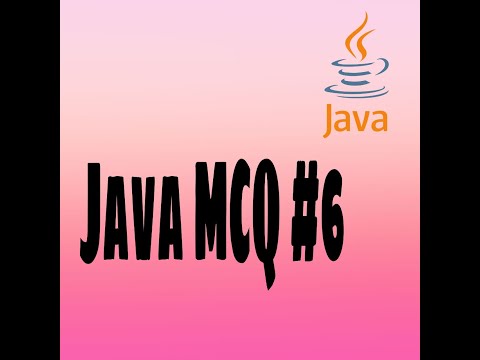 Java MCQ #6