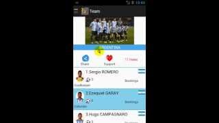 Football world cup 2014 android application screenshot 3