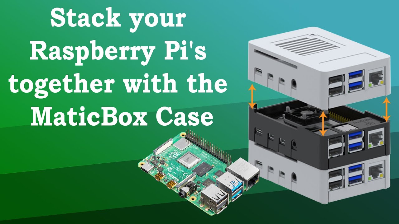 RPI MATICBOX4 B: Boîtier pour Raspberry Pi 4, plastique, noir chez