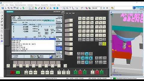 mengoperasikan swansoft dari masterCAM