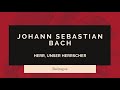 Capture de la vidéo Johann Sebastian Bach - Herr, Unser Herrscher + Johannes Passion