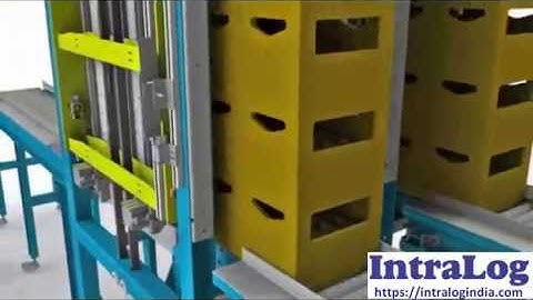 Twin Palletizer De-Palletizer For Bins-Totes