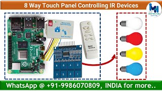 DEMO: 8 Way Touch Panel Controlling IR Devices