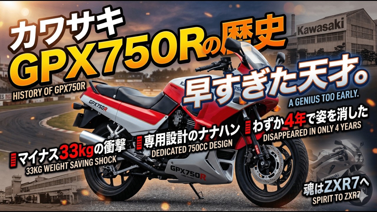 The Kawasaki GPX750R Story: A Genius Ahead of Its Time, the