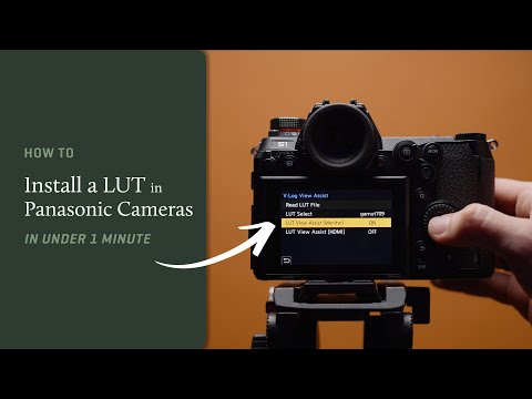 How To Install a LUT in Panasonic S1/S1H/GH5 Cameras – VLT Files