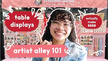 Successful Artist Alley Table Display Tips for Beginners in 2025 (With Photo Examples!)