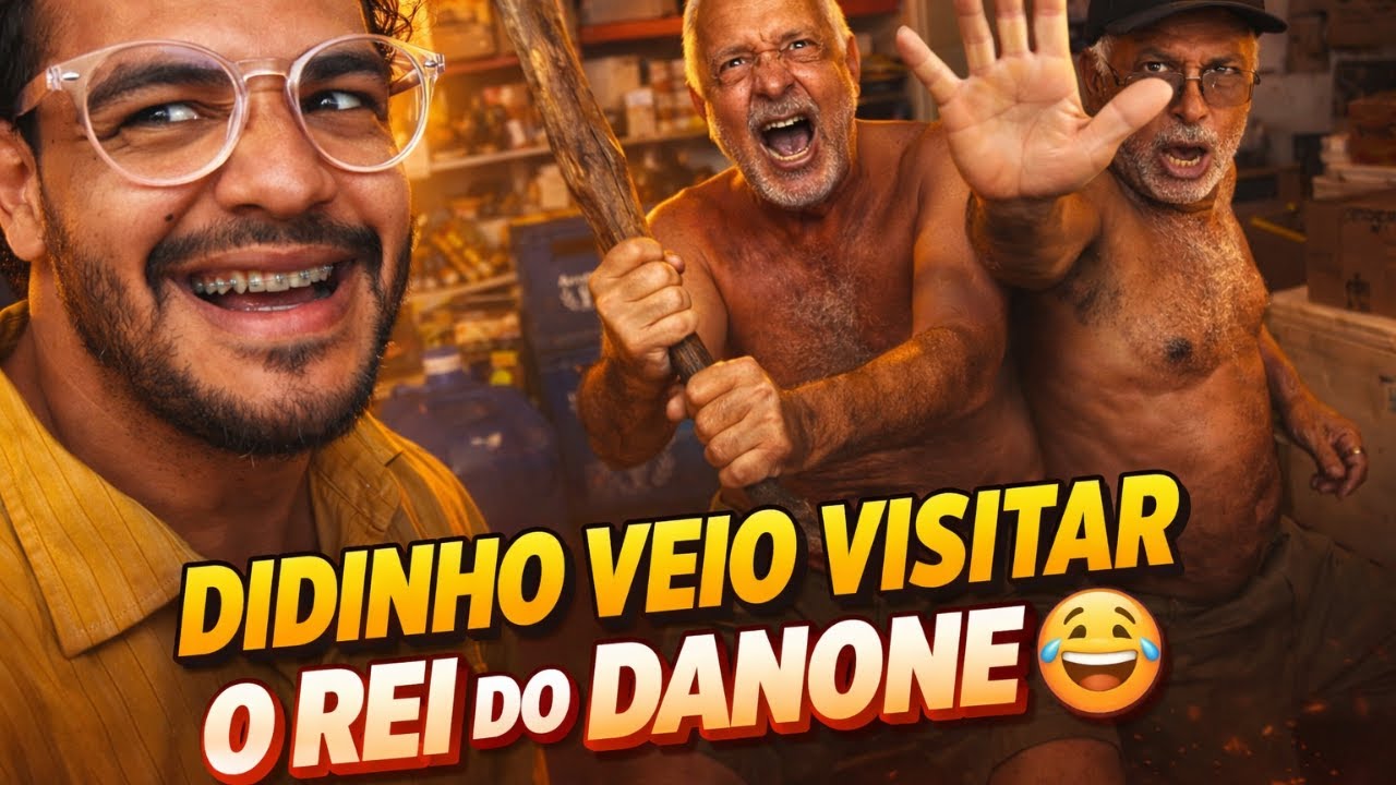 DIDINHO VEIO VISITAR A KITANDA DE FRUTAS DO REI DO DANONE 🤣 | CARRO DO DANONE