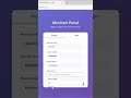 Merchant Portal UI Demo | Registration, Login & OTP Verification Flow