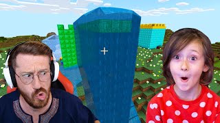 Kübra Dünyanın En Büyük Zümrüt Şelalesini ve Elmas Evini Yaptı! (Minecraft)