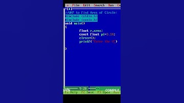 wap to find area of circle||write a program to find area of circle||c||c++||@codewithkaran2961