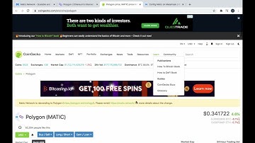 How to setup MetaMask for Matic/Polygon Network