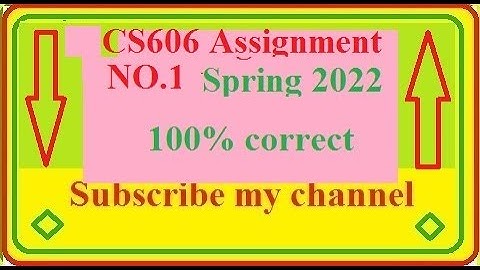 cs606 Assignment no 1 Solution file Spring 2022(100% correct)