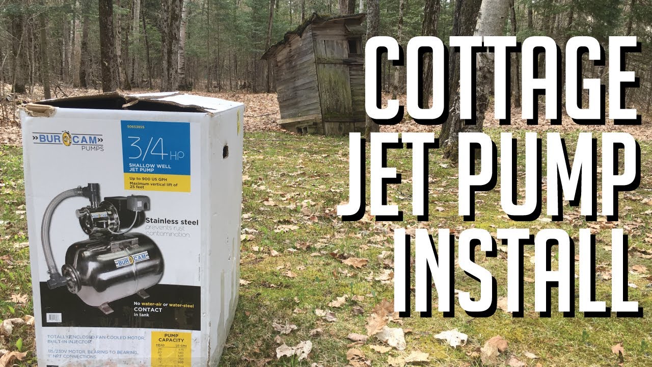 Replace Cottage Jet Pump Prime Pump Spring Cottage Opening YouTube