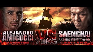 แสนชัย (THA) vs ALEJANDRO AMICUCCI (ARG) [THAI FIGHT MAE SOT 2019]