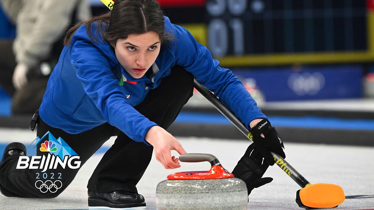 Italy edges Norway to stay unbeaten in mixed doubles curling | Winter Olympics 2022 | NBC  - Stefania Constantini delivered in the final end yet again as Italy edged Norway, 11-8, to remain the only undefeated team left in mixed doubles play.