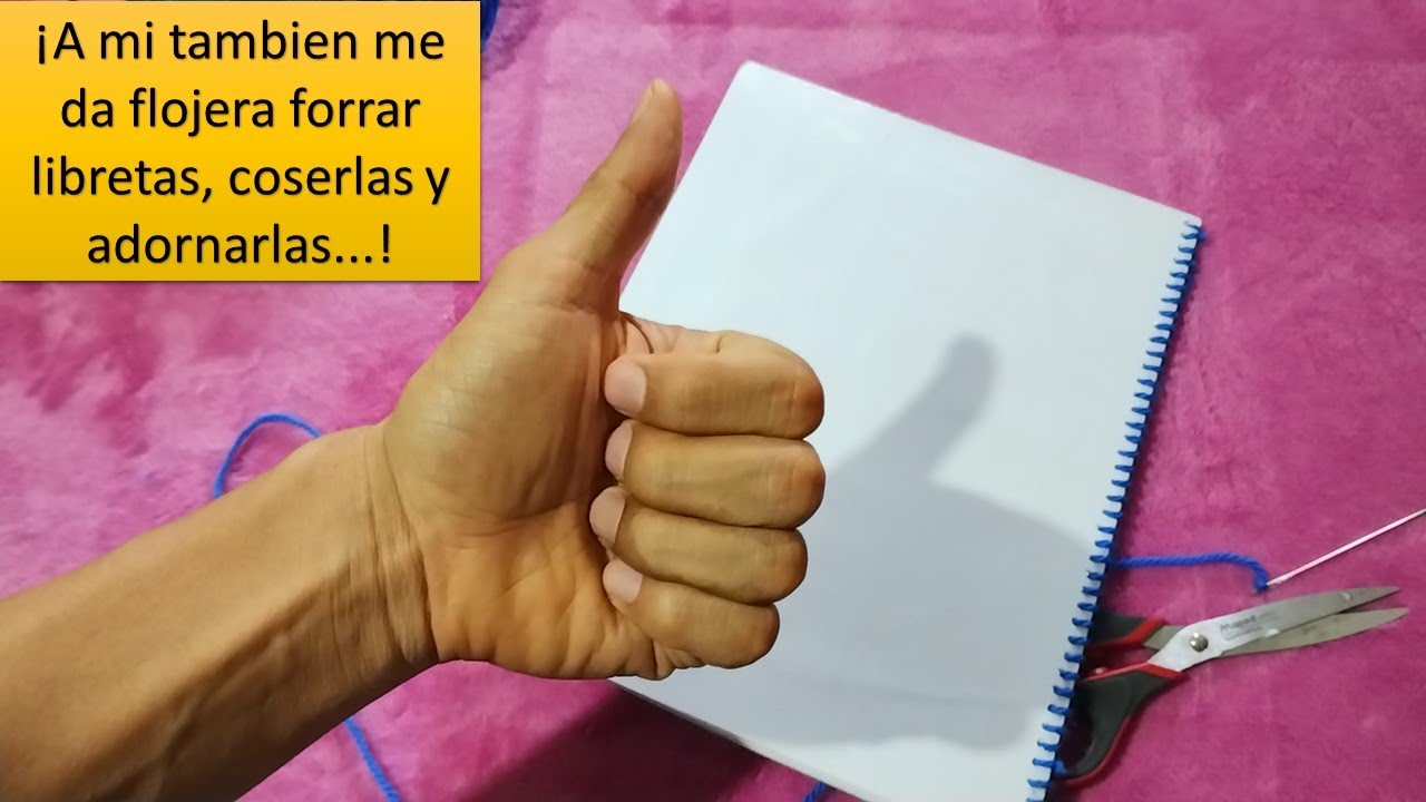 Forrar libretas, coser y utilizar papel contact.