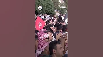 مشاهد من احتفالات الأردنيين بحفل زفاف ولي العهد الأردني 